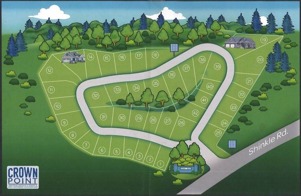 4. Single Family Homes for Sale at Lot 2 Crown Point Circle Crestview Hills, Kentucky 41017 United States